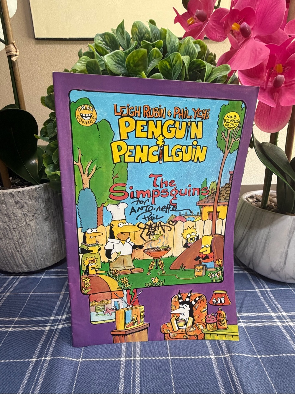 Pengu'n & Pencilgüin The SimsPguins Comic Book - Purple Cover